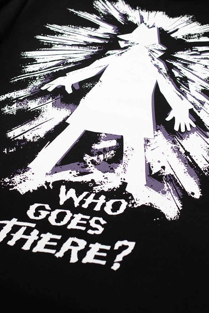 Real Bad Man Who Goes There T-Shirt Black - BONKERS