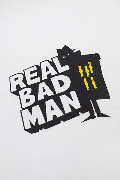 Real Bad Man X Gramicci Future Days T-Shirt White - BONKERS