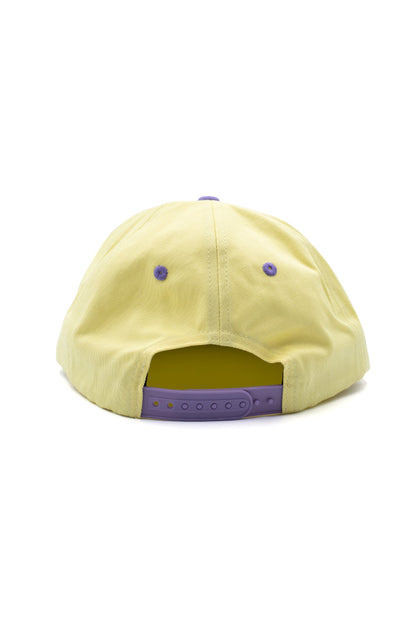 Sci-Fi Fantasy Flat Logo 6 Panel Cap Yellow / Purple - BONKERS