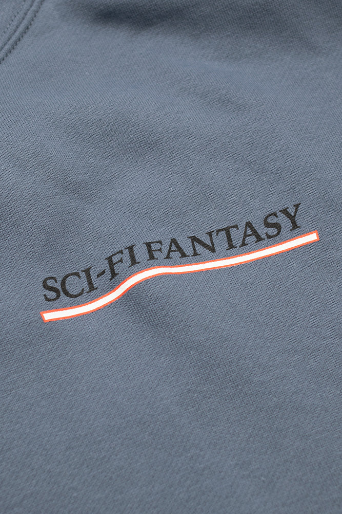 Sci-Fi Fantasy Industrial Hoodie Storm Blue - BONKERS