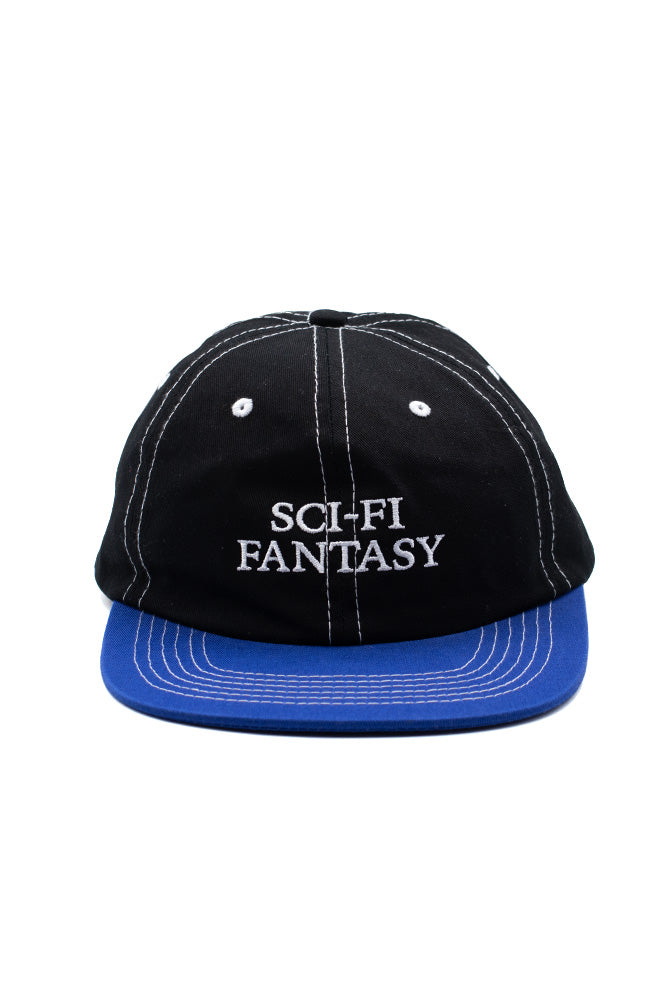 Sci-Fi Fantasy Logo 6 Panel Cap Black / Royal - BONKERS