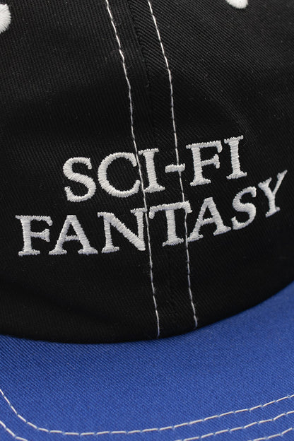 Sci-Fi Fantasy Logo 6 Panel Cap Black / Royal - BONKERS