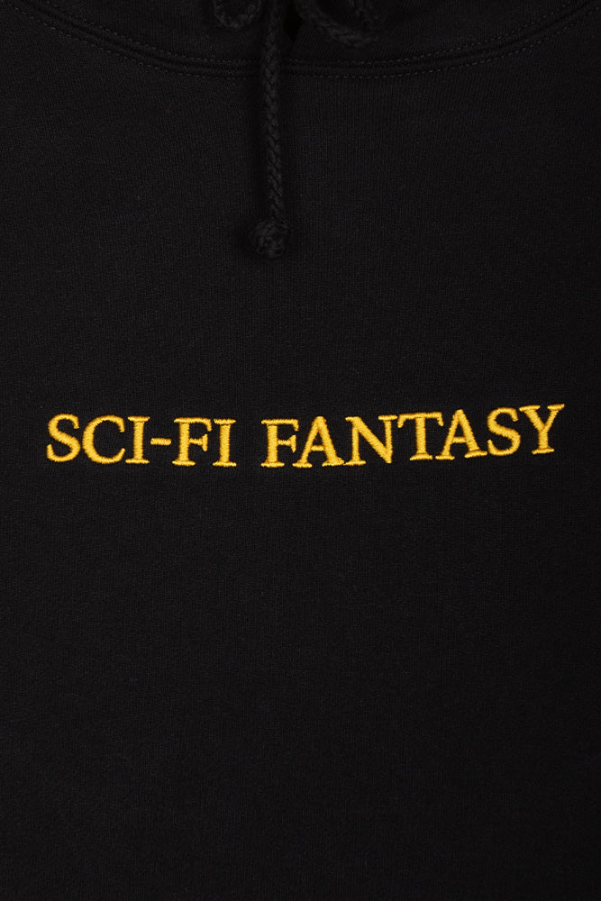 Sci-Fi Fantasy Logo Hoodie Black - BONKERS
