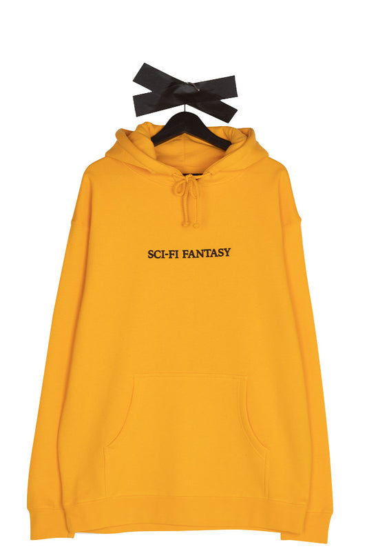 Sci-Fi Fantasy Logo Hoodie Gold - BONKERS