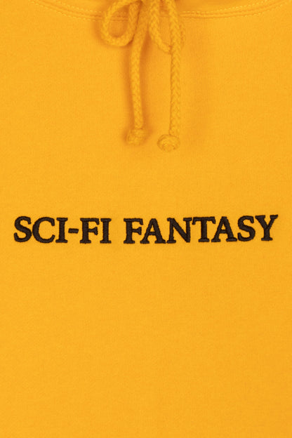 Sci-Fi Fantasy Logo Hoodie Gold - BONKERS