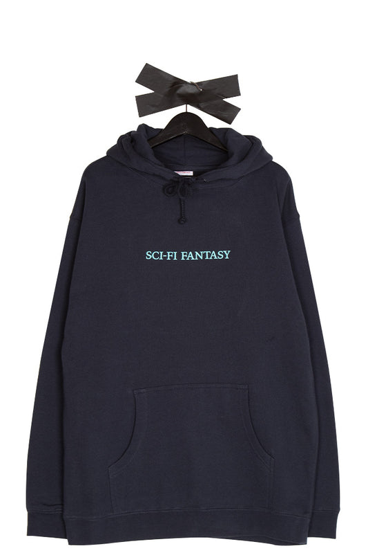 Sci-Fi Fantasy Logo Hoodie Navy - BONKERS