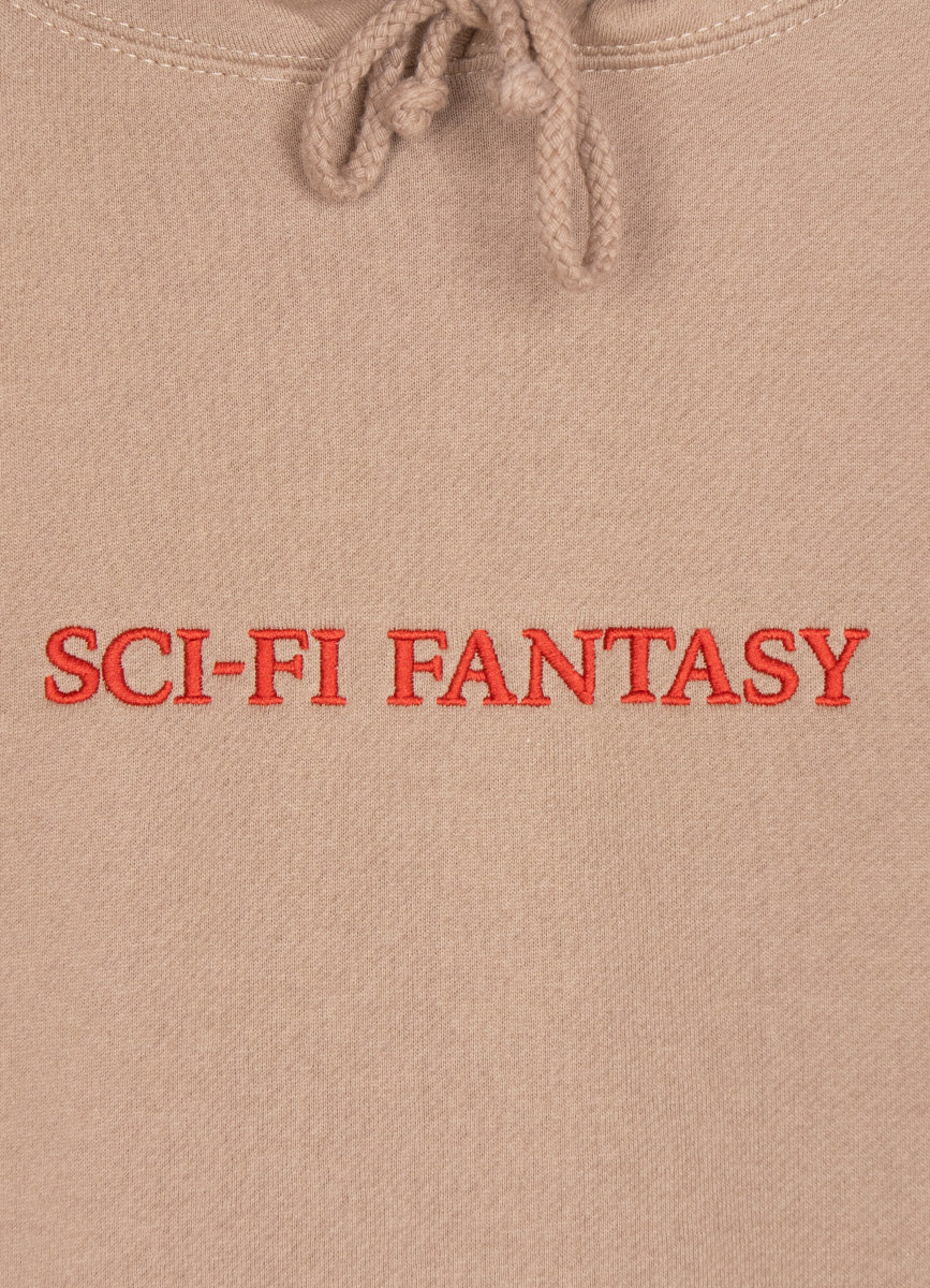 Sci-Fi Fantasy Logo Hoodie Sandstone - BONKERS