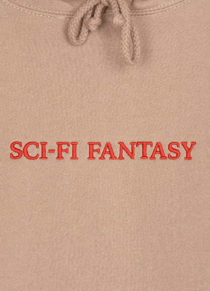 Sci-Fi Fantasy Logo Hoodie Sandstone - BONKERS