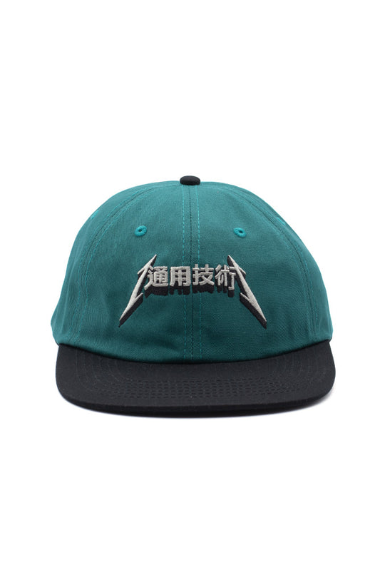 Sci-Fi Fantasy Metal 6 Panel Cap Aqua / Black - BONKERS