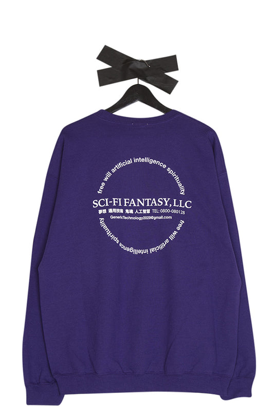 Sci-Fi Fantasy Spirituality Crewneck Purple - BONKERS