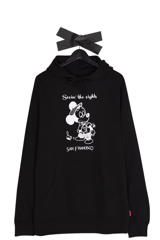 Snack Seein The Sights Hoodie Black - BONKERS