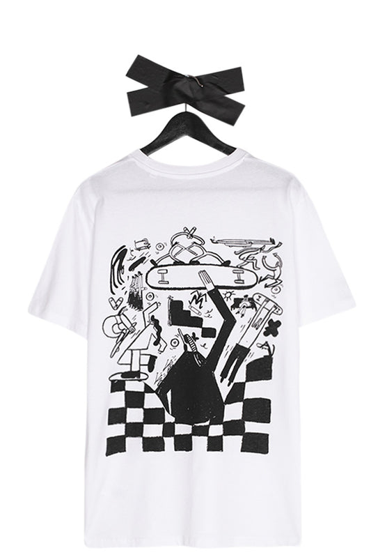 Solo Skate Mag Tuva Belfrage T-Shirt White - BONKERS