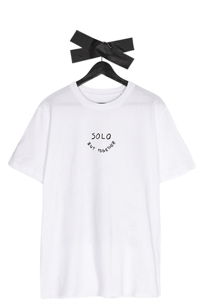 Solo Skate Mag Tuva Belfrage T-Shirt White - BONKERS