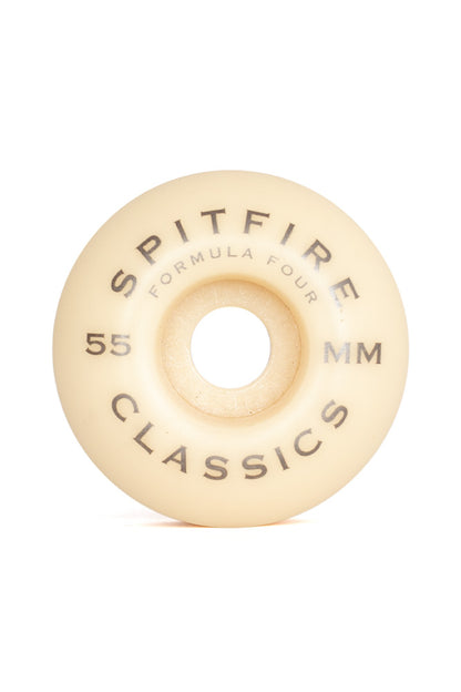 Spitfire Formula Four Classics Yellow 55MM 99A Wheels - BONKERS