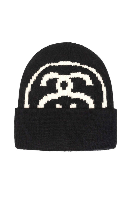 Stussy Big Link Cuff Beanie Black - BONKERS