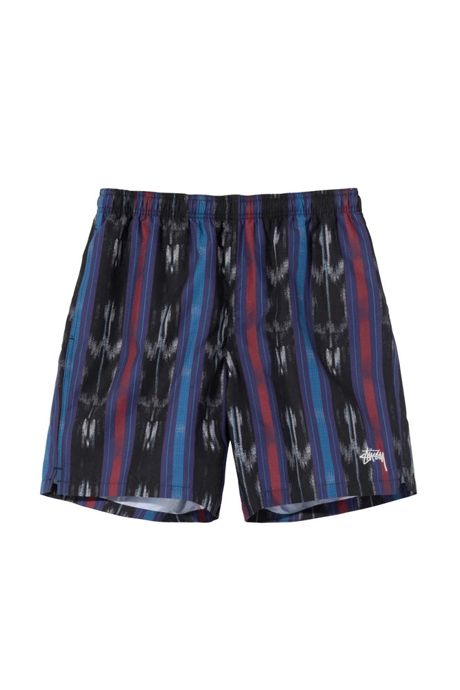 Stussy Ikat Stripe Water Short Black - BONKERS