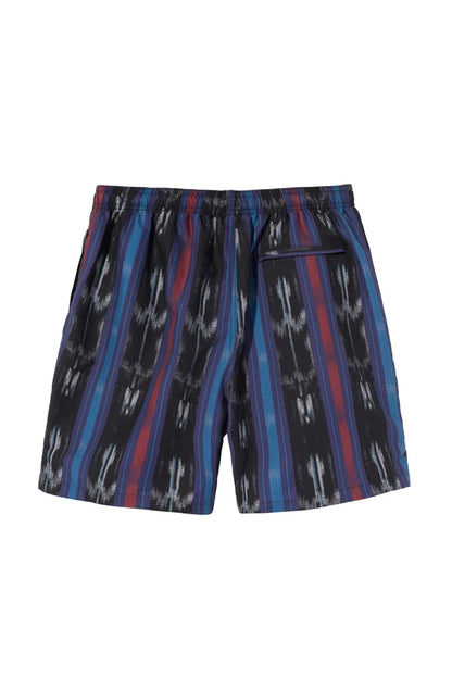 Stussy Ikat Stripe Water Short Black - BONKERS