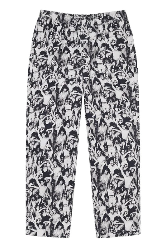 Stussy Mob Beach Pant Black - BONKERS