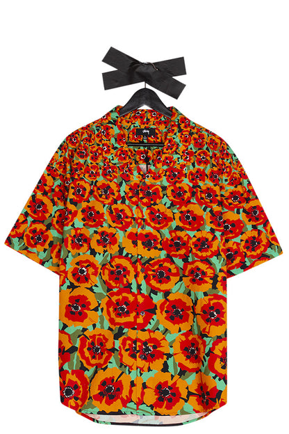 Stussy Poppy Shirt Orange - BONKERS