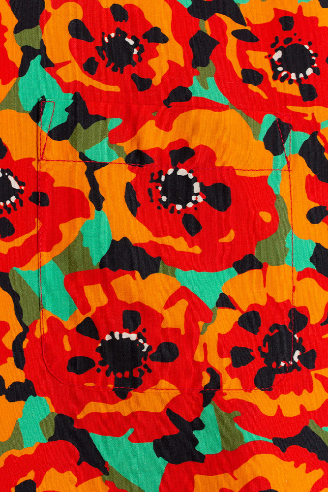 Stussy Poppy Shirt Orange - BONKERS