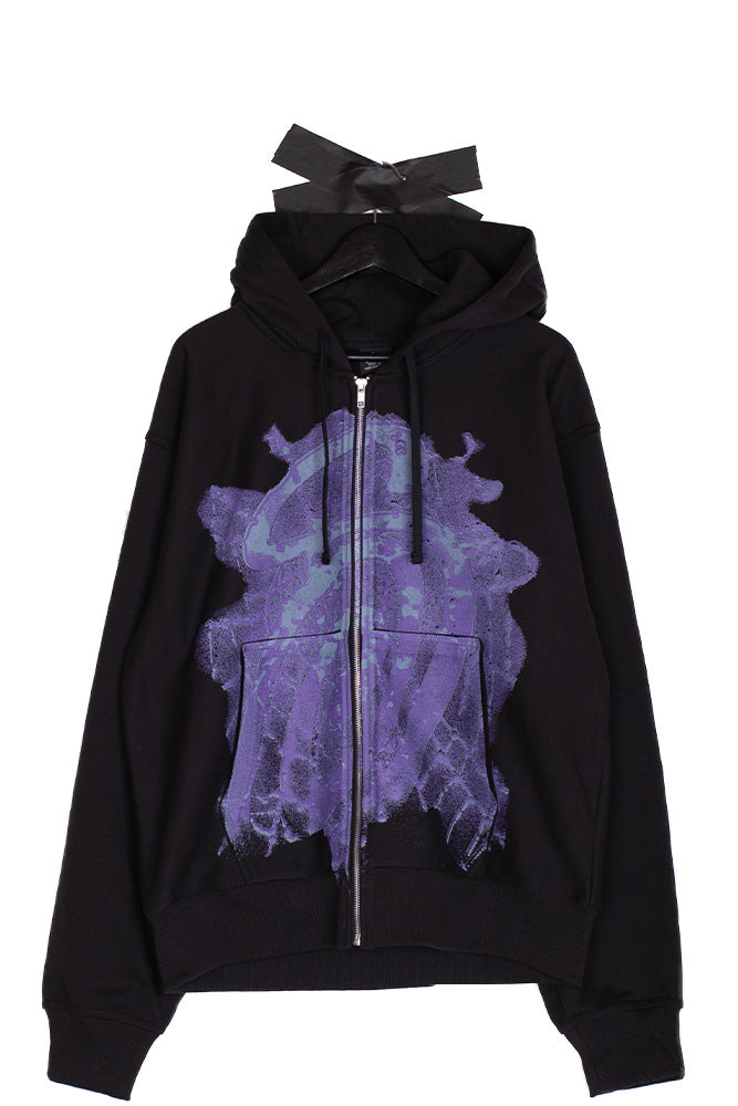 Stussy Web Zip Hoodie Black - BONKERS