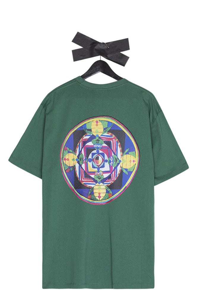 Turtle Island Future Time Zone T-Shirt Green - BONKERS