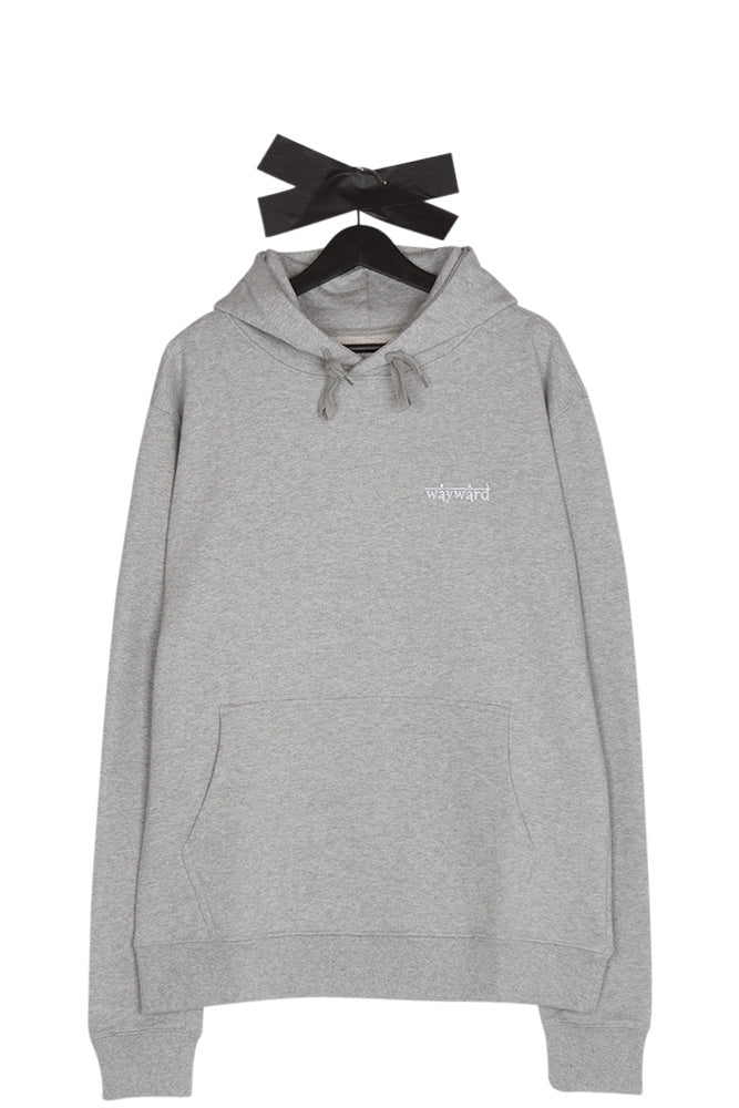 Wayward London Eyes Hoodie Grey Marl - BONKERS